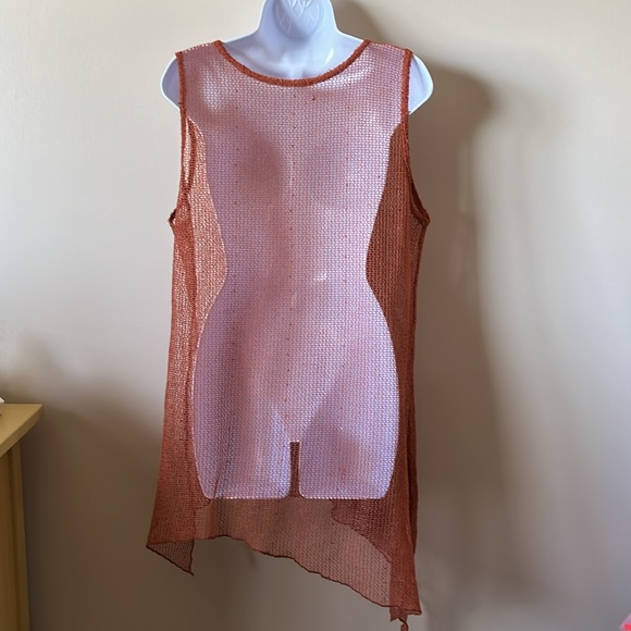 Bathing Suit Coverup With Sequins - Picture 4 of 8